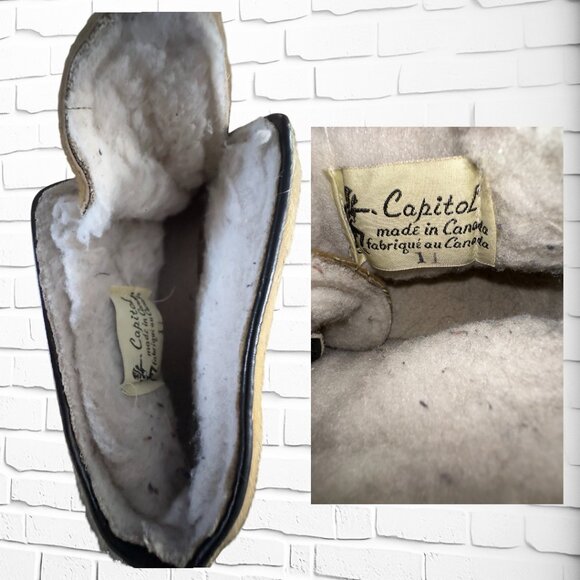 Rare Vintage Capitol Sealskin Boots  Made in Canada  Men's Size 11 - Picture 7 of 9